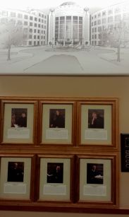 Illustrations of the various courthouses are above the Judges' photos.